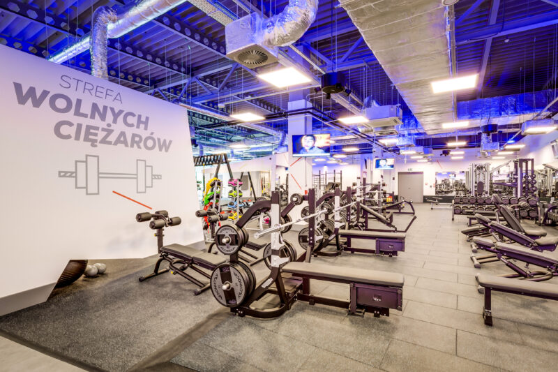 Wnętrze siłowni CityFit Targówek Warszawa 24/7