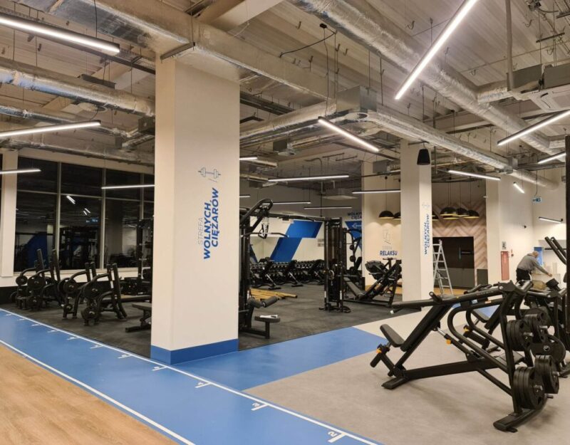 Wnętrze siłowni CityFit Blue Bydgoszcz Galeria Fordon