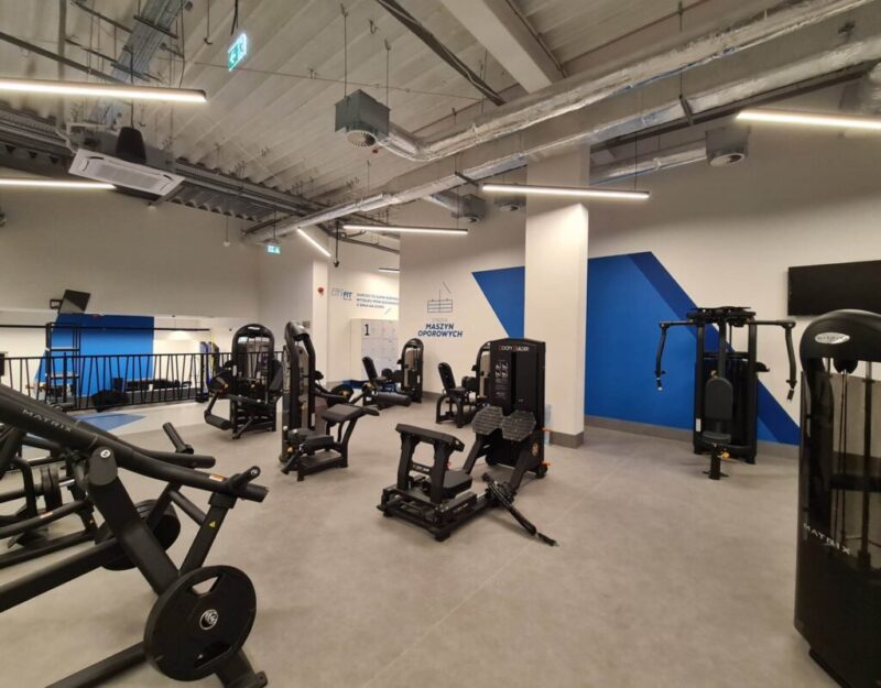 Wnętrze siłowni CityFit Blue Bydgoszcz Galeria Fordon