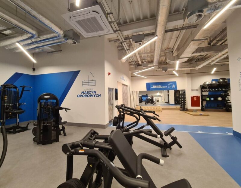 Wnętrze siłowni CityFit Blue Bydgoszcz Galeria Fordon