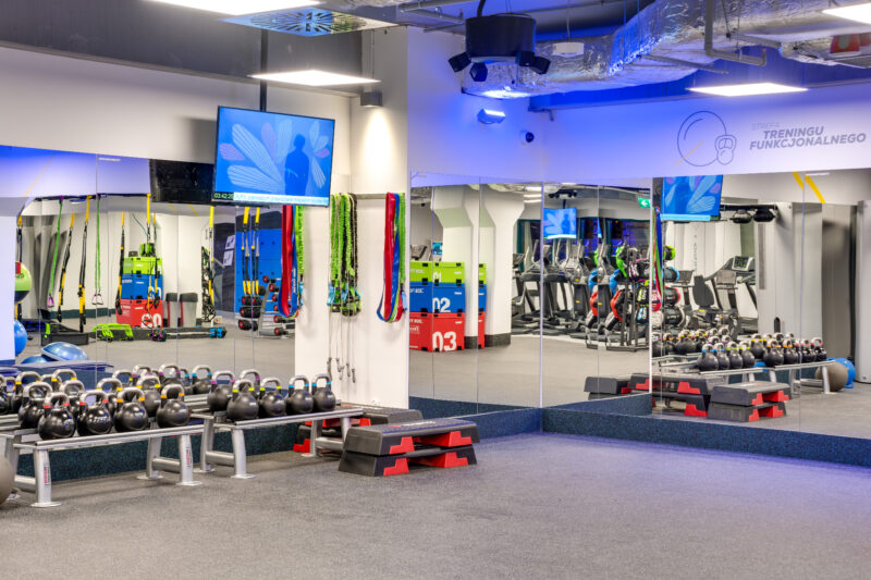 Wnętrze siłowni CityFit Bydgoszcz CH Rondo 24/7