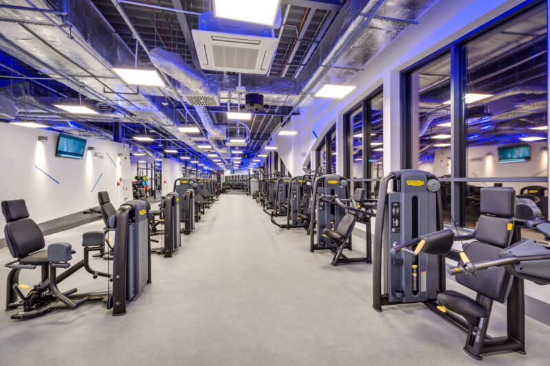 Wnętrze siłowni CityFit Galeria Zielone Wzgórze Białystok 24/7