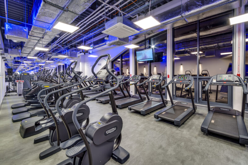 Wnętrze siłowni CityFit Galeria Zielone Wzgórze Białystok 24/7