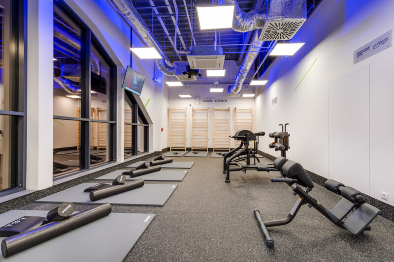 Wnętrze siłowni CityFit Galeria Zielone Wzgórze Białystok 24/7