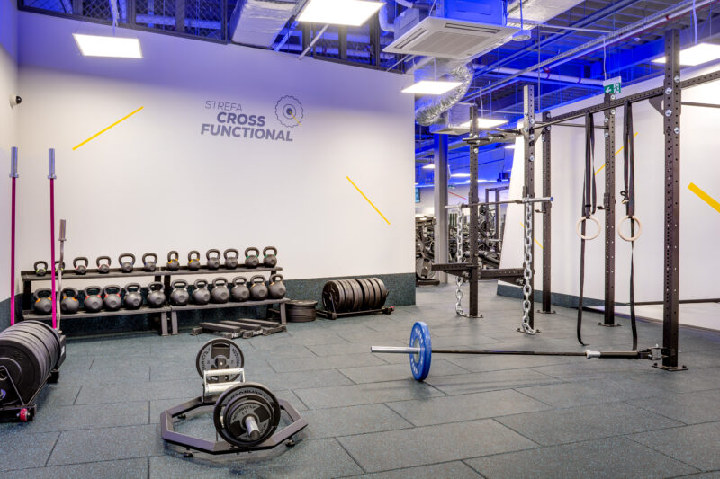 Wnętrze siłowni CityFit Galeria Zielone Wzgórze Białystok 24/7