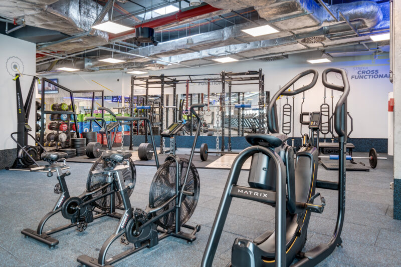 Wnętrze siłowni CityFit Gdańsk Forum 24/7