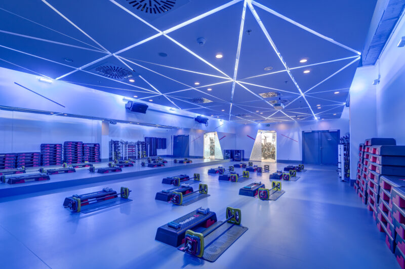 Wnętrze siłowni CityFit Gdańsk Forum 24/7
