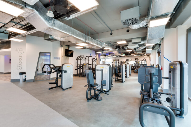Wnętrze siłowni CityFit Gdańsk Olivia Business Centre 24/7