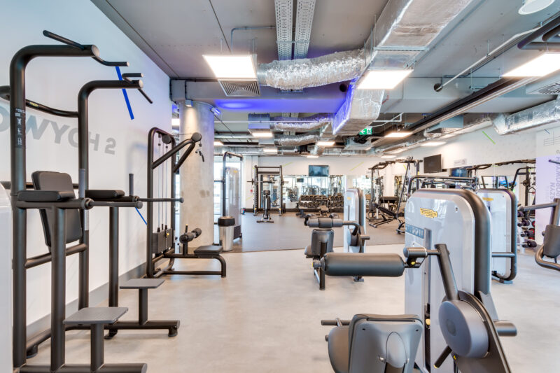 Wnętrze siłowni CityFit Gdańsk Olivia Business Centre 24/7