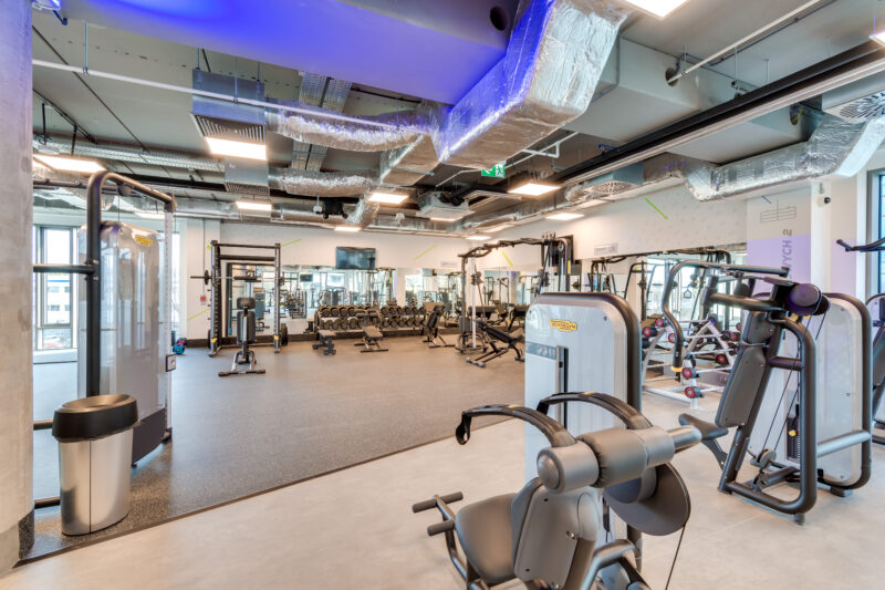 Wnętrze siłowni CityFit Gdańsk Olivia Business Centre 24/7