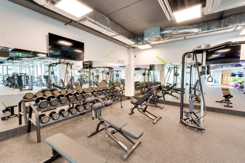 Wnętrze siłowni CityFit Gdańsk Olivia Business Centre 24/7