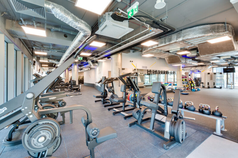 Wnętrze siłowni CityFit Gdańsk Olivia Business Centre 24/7