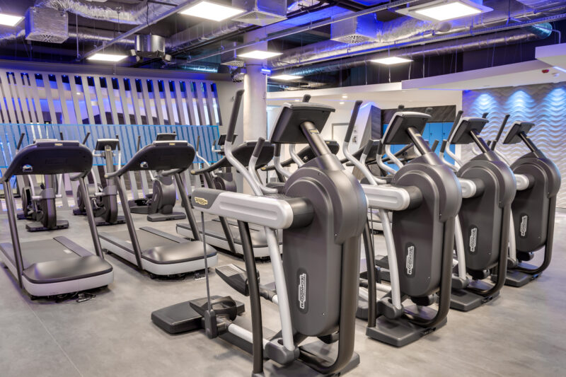 Wnętrze siłowni CityFit Katowice Rynek 24/7