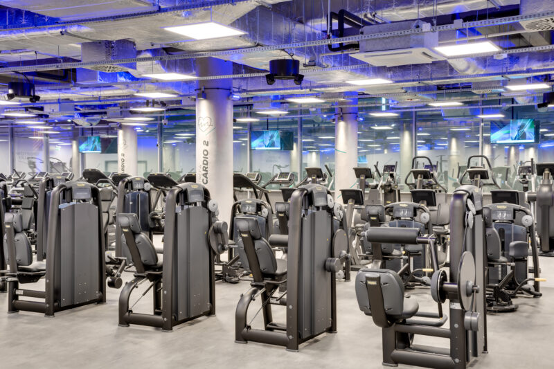 Wnętrze siłowni CityFit Katowice Rynek 24/7