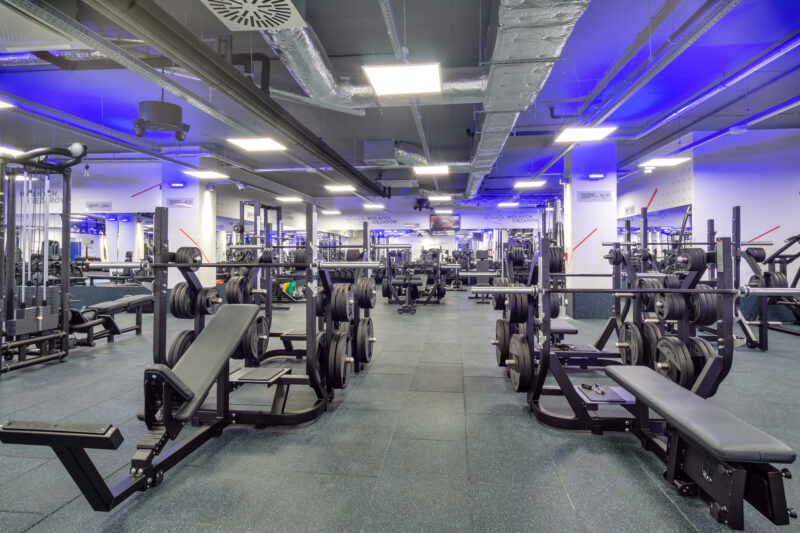 Wnętrze siłowni CityFit Kraków Principio 24/7