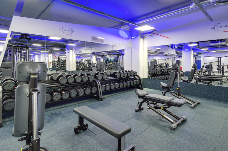 Wnętrze siłowni CityFit Kraków Principio 24/7