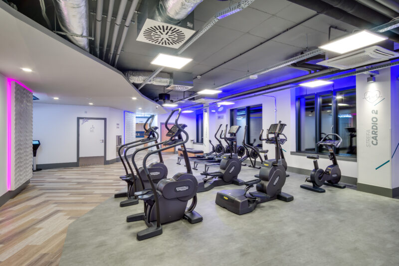 Wnętrze siłowni CityFit Kraków Principio 24/7