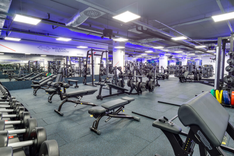 Wnętrze siłowni CityFit Kraków Principio 24/7