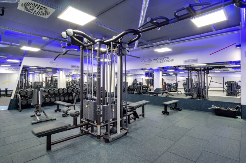 Wnętrze siłowni CityFit Kraków Principio 24/7