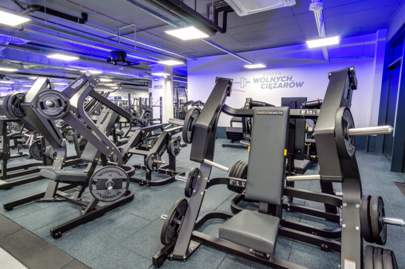 Wnętrze siłowni CityFit Kraków Principio 24/7