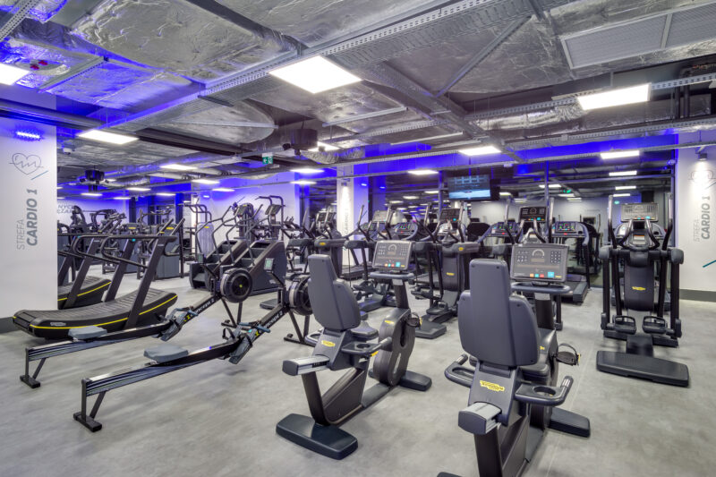 Wnętrze siłowni CityFit Kraków Principio 24/7