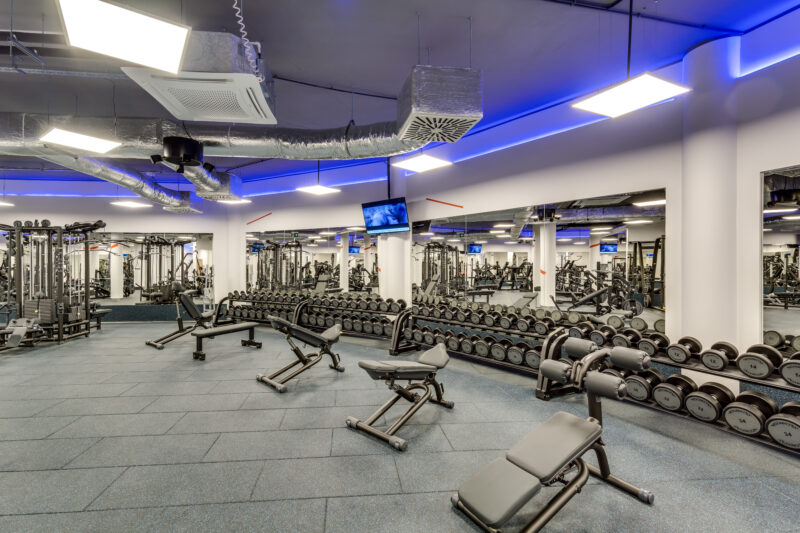 Wnętrze siłowni CityFit Lublin Gajek 24/7