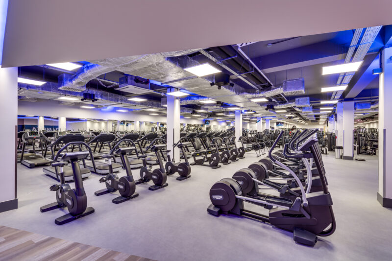Wnętrze siłowni CityFit Lublin Gajek 24/7