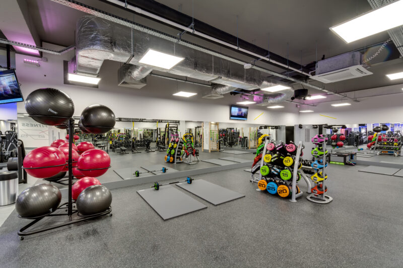 Wnętrze siłowni CityFit Lublin Gajek 24/7