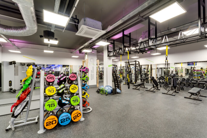Wnętrze siłowni CityFit Lublin Gajek 24/7