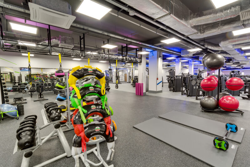 Wnętrze siłowni CityFit Lublin Gajek 24/7