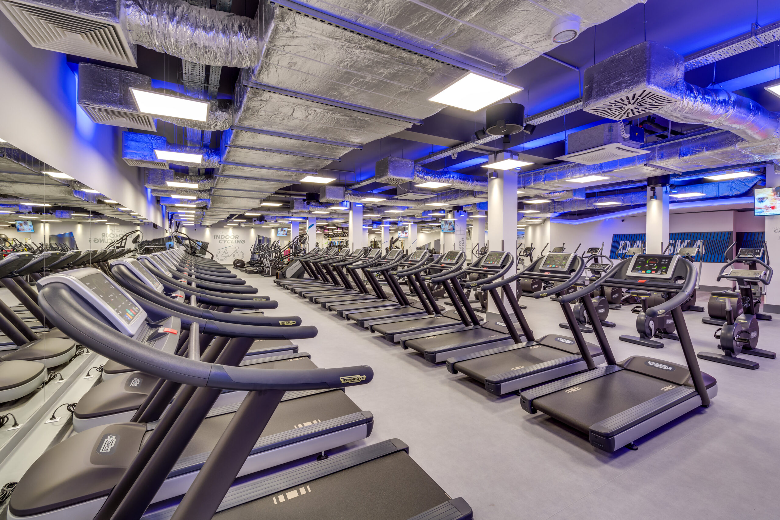 Wnętrze siłowni CityFit Lublin Gajek 24/7