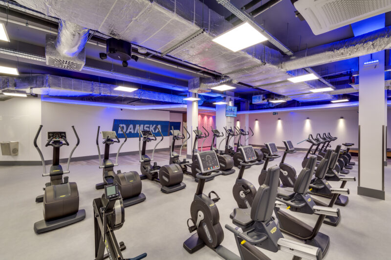 Wnętrze siłowni CityFit Lublin Gajek 24/7