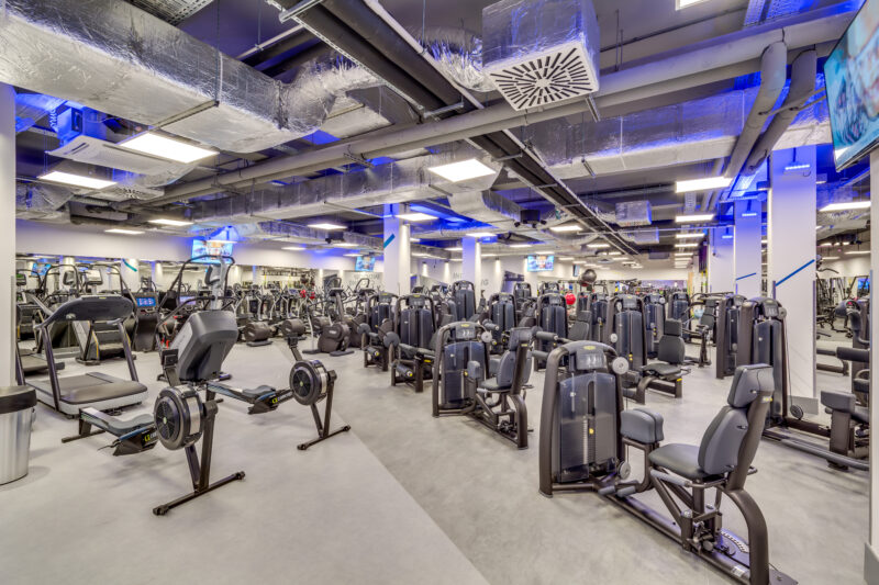 Wnętrze siłowni CityFit Lublin Gajek 24/7