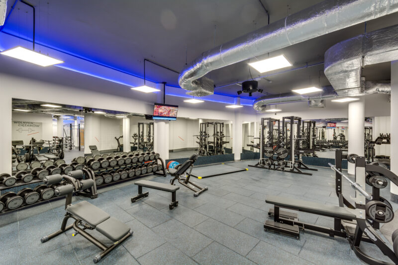 Wnętrze siłowni CityFit Lublin Gajek 24/7