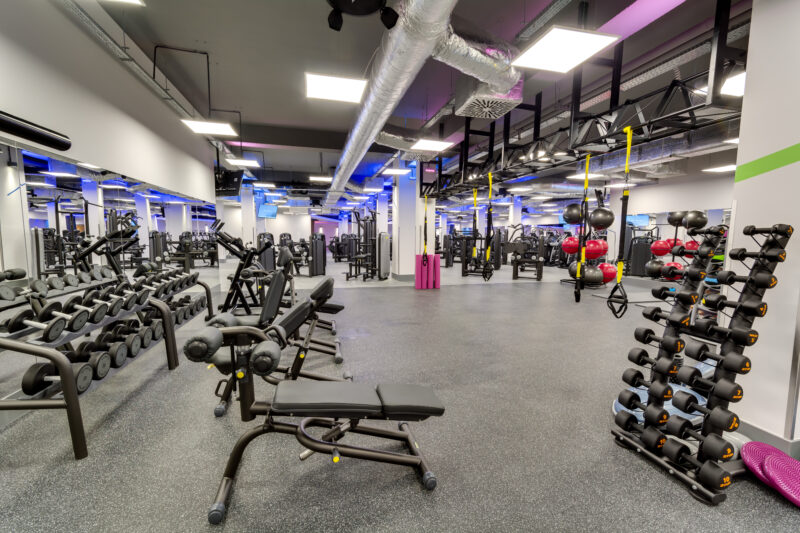Wnętrze siłowni CityFit Lublin Gajek 24/7