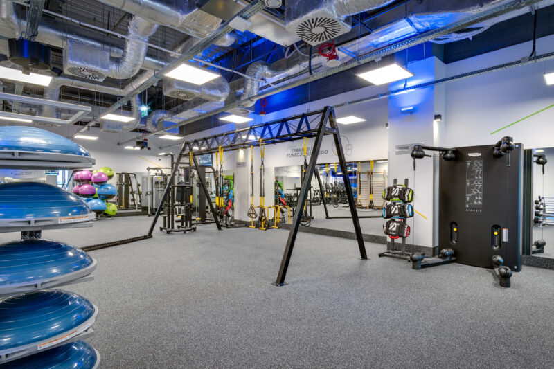 Wnętrze siłowni CityFit Lublin CH Lublin Plaza 24/7