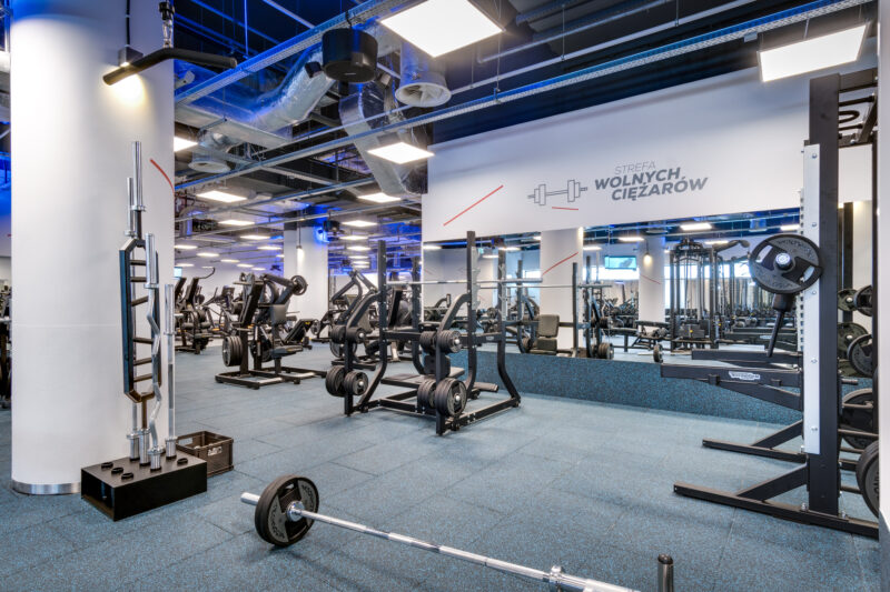 Wnętrze siłowni CityFit Lublin CH Lublin Plaza 24/7