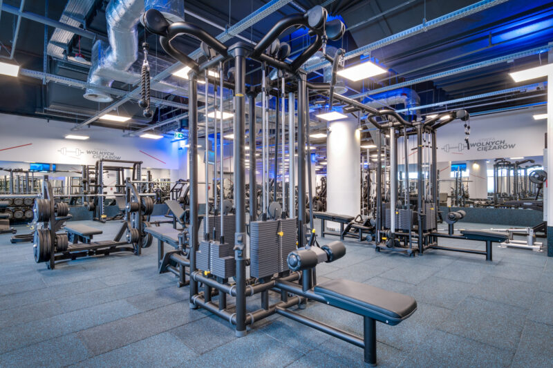 Wnętrze siłowni CityFit Lublin CH Lublin Plaza 24/7