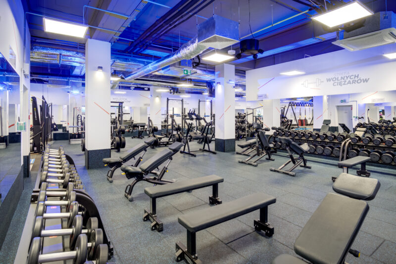 Wnętrze siłowni CityFit PDT Wola Warszawa 24/7
