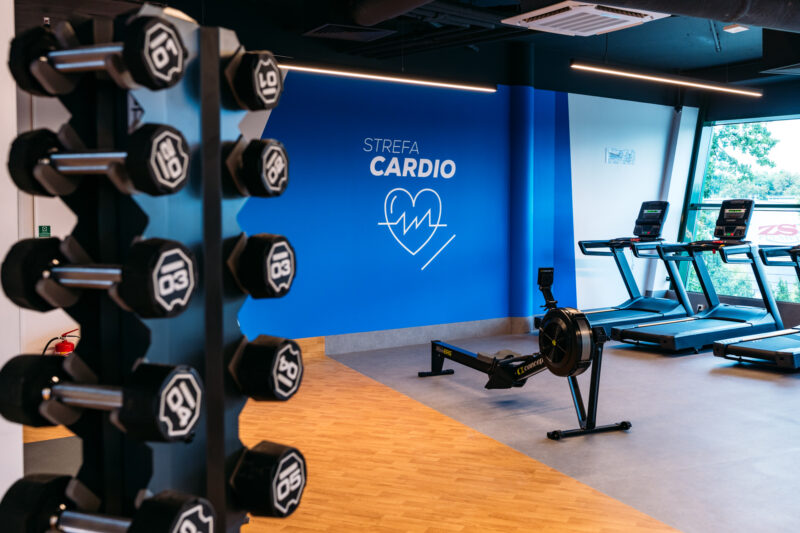 Wnętrze siłowni CityFit Blue Puławy Galeria Zielona