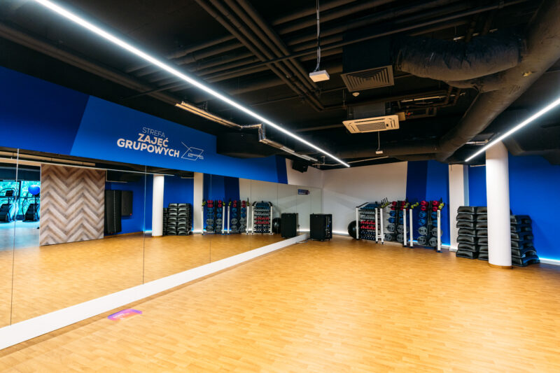 Wnętrze siłowni CityFit Blue Puławy Galeria Zielona