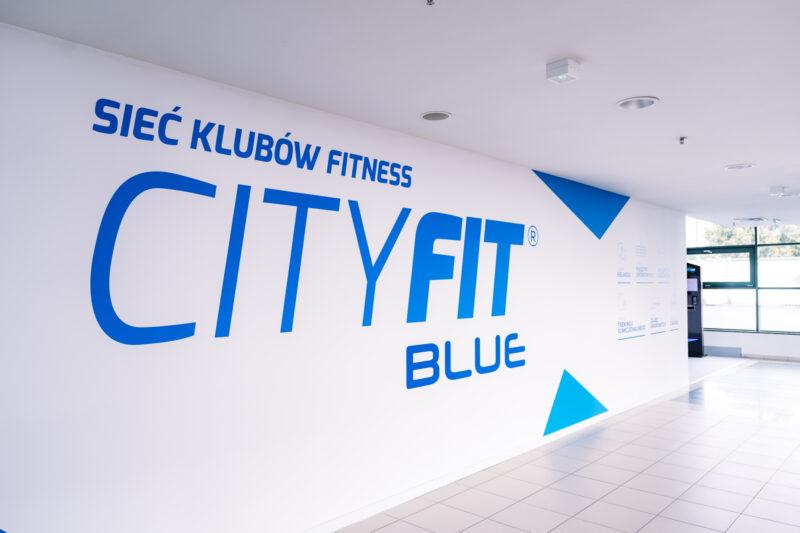 Wnętrze siłowni CityFit Blue Puławy Galeria Zielona