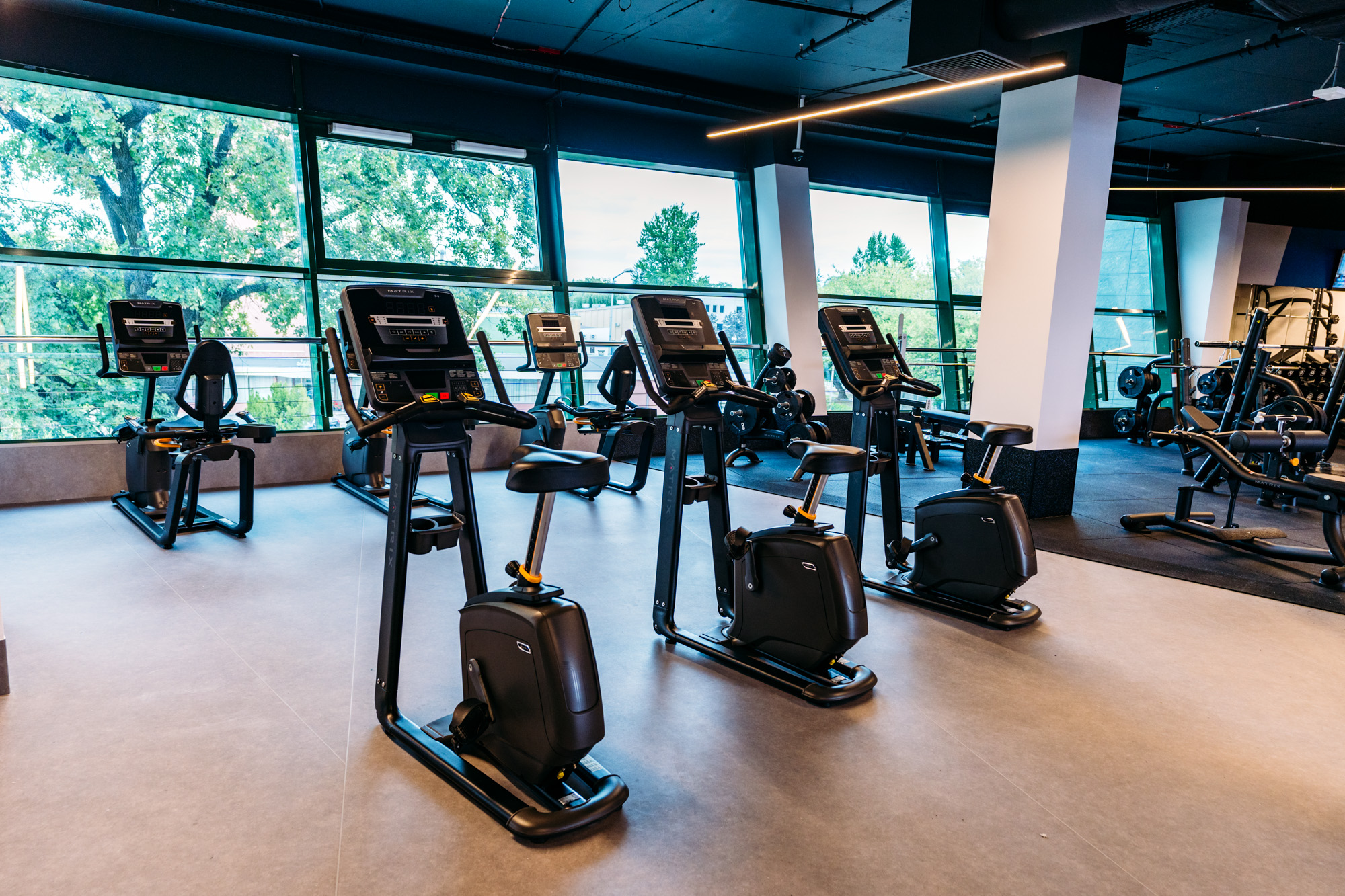 Wnętrze siłowni CityFit Blue Puławy Galeria Zielona