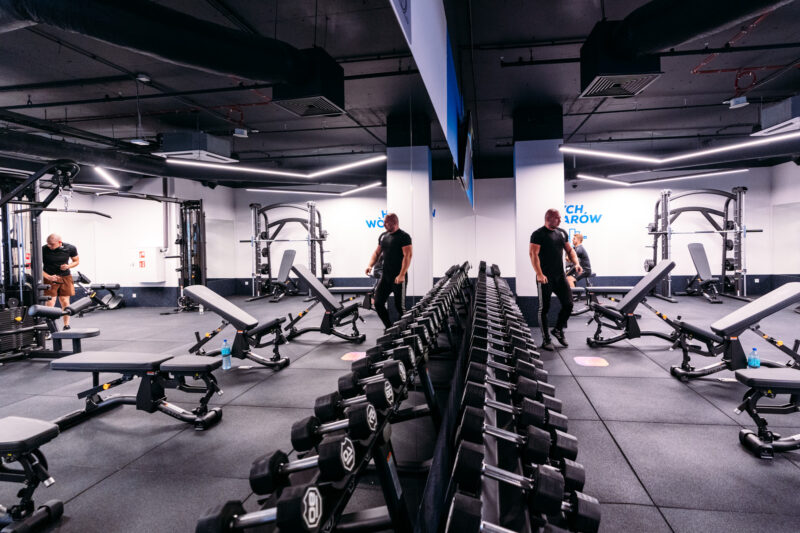 Wnętrze siłowni CityFit Blue Puławy Galeria Zielona