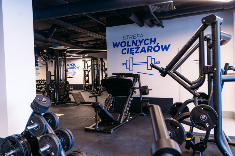 Wnętrze siłowni CityFit Blue Puławy Galeria Zielona