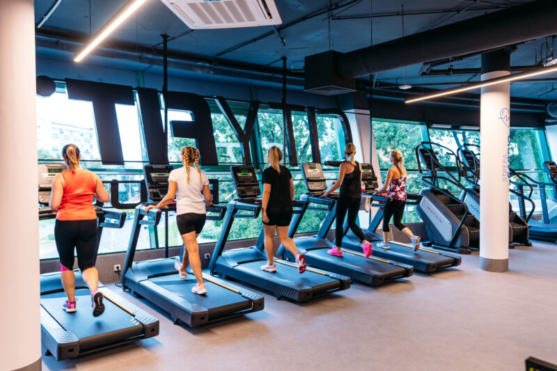Wnętrze siłowni CityFit Blue Puławy Galeria Zielona