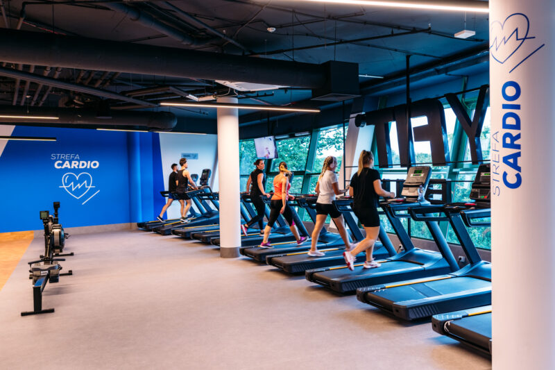 Wnętrze siłowni CityFit Blue Puławy Galeria Zielona