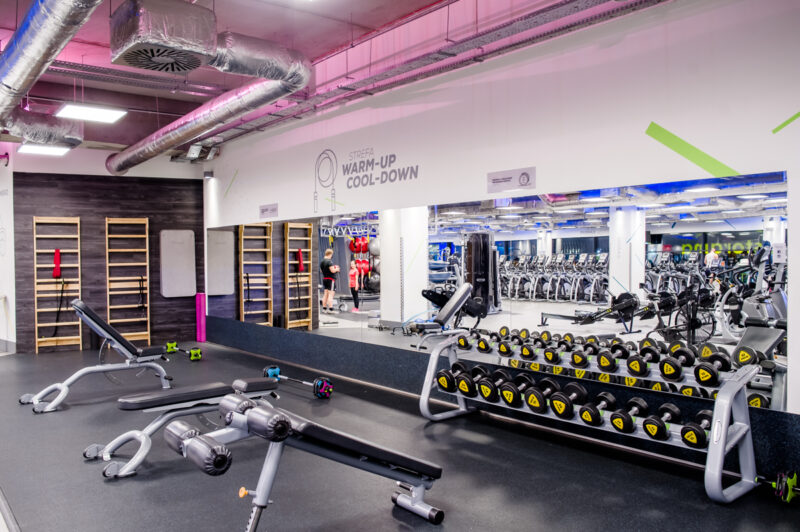 Wnętrze siłowni CityFit Rzeszów Plaza Rzeszów 24/7
