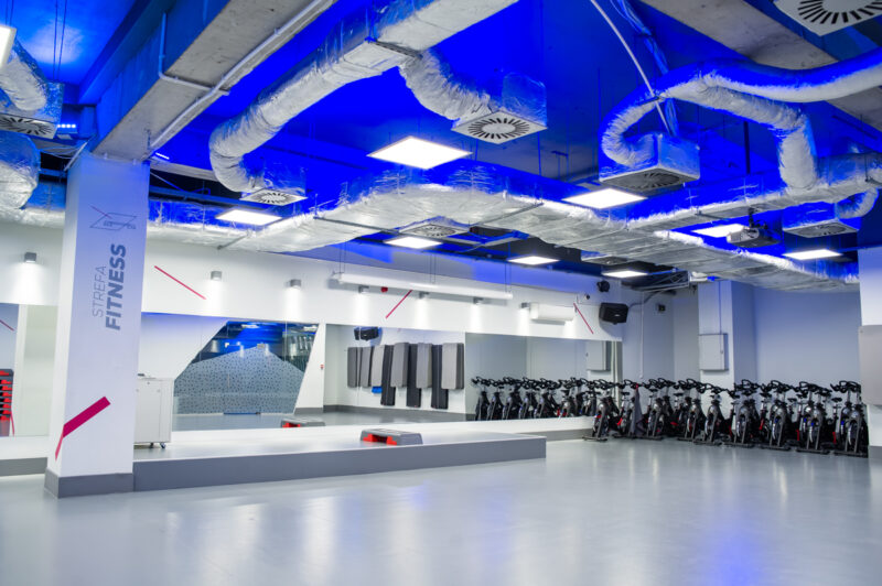 Wnętrze siłowni CityFit Rzeszów Plaza Rzeszów 24/7