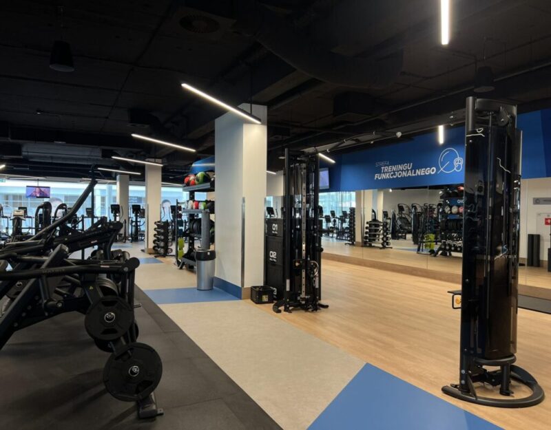 Wnętrze siłowni CityFit Blue Siedlce Galeria Siedlce